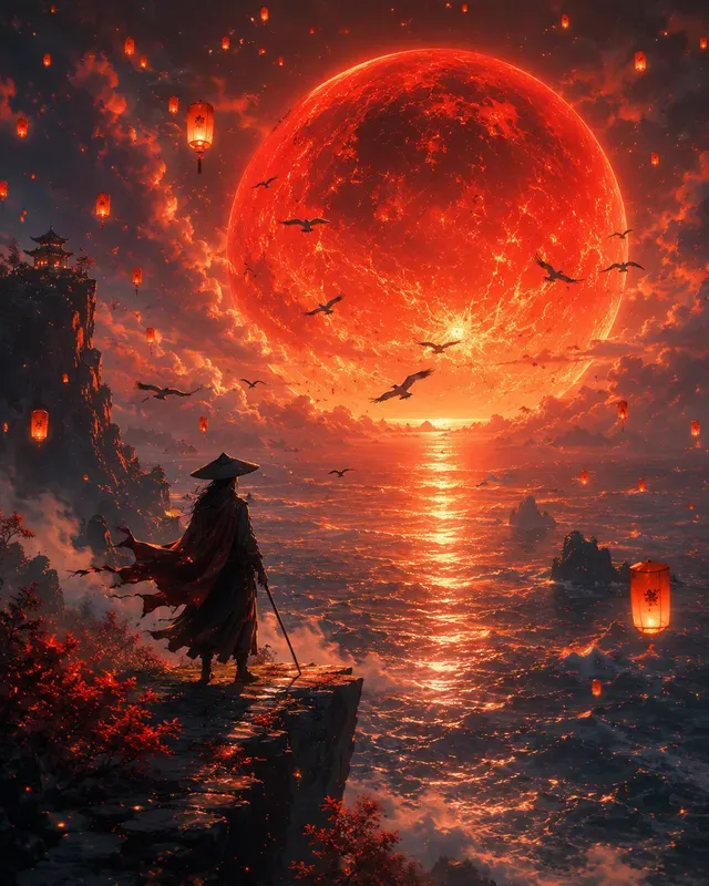 Mystical Red Sun Worlds Generator