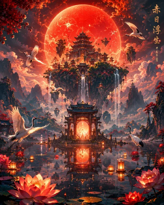 Mystical Red Sun Worlds Generator
