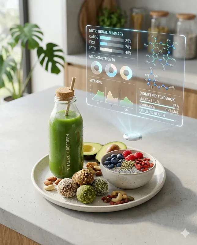 Biohack Breakfast Hologram Scenes