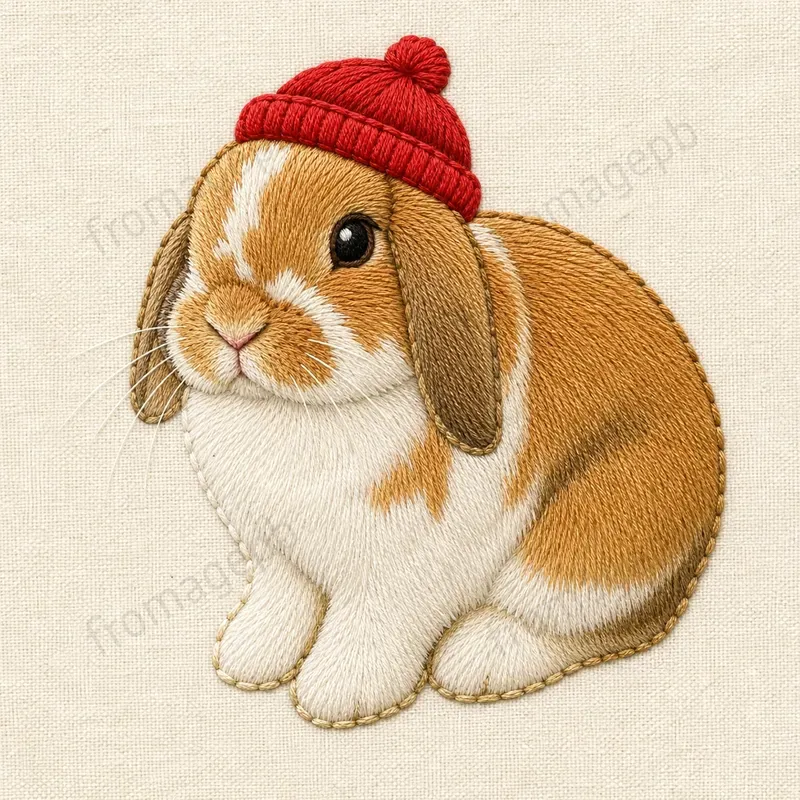 Handembroidery Style Pet Portraits