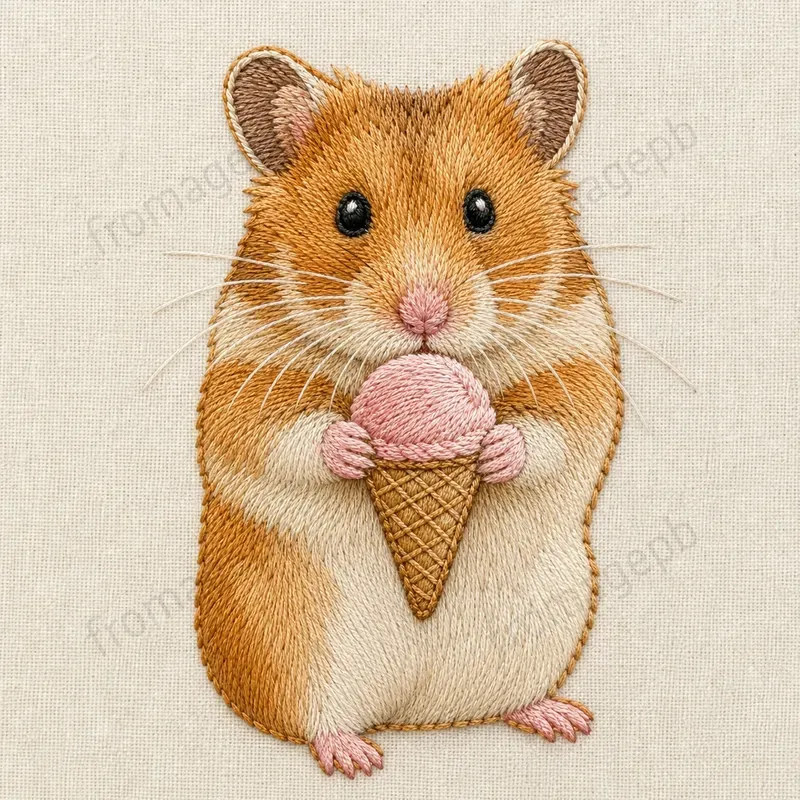 Handembroidery Style Pet Portraits