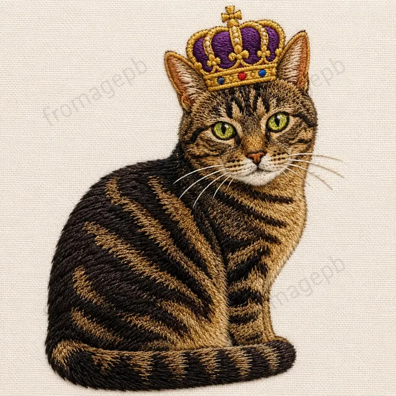 Handembroidery Style Pet Portraits