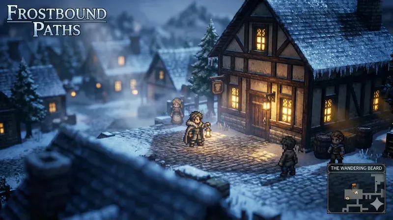 Cinematic HD2D RPG Scene Generator