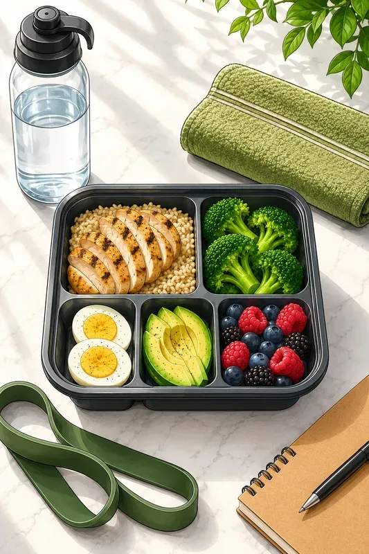Illustrated Meal Prep Box Generator