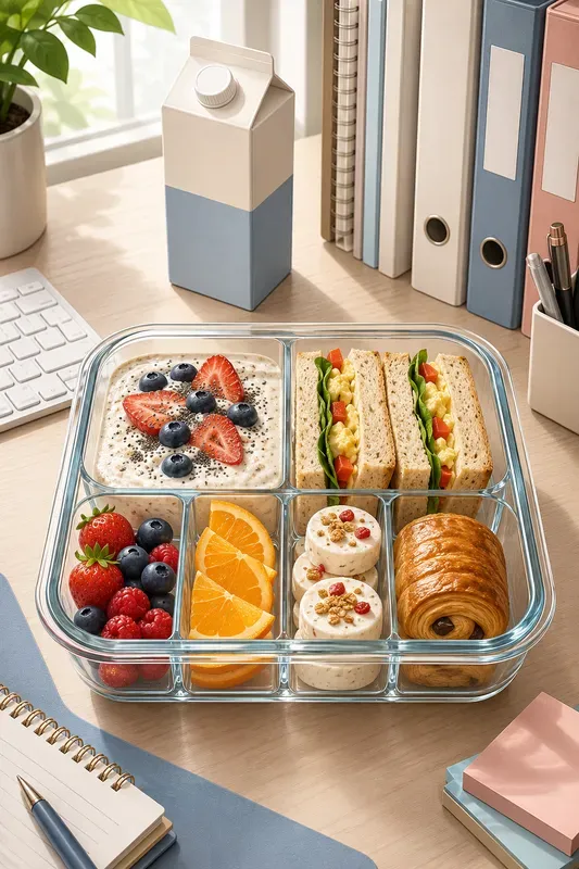 Illustrated Meal Prep Box Generator