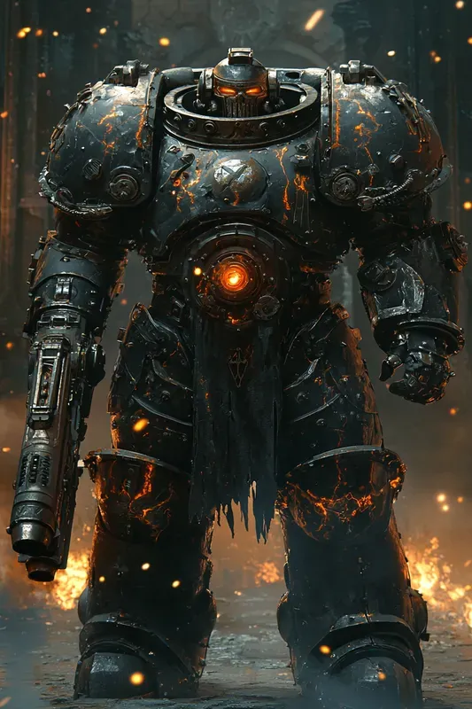 Emberforge Berserker Scifi Art