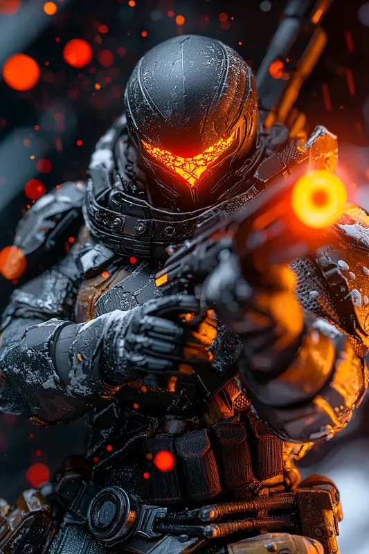 Emberforge Berserker Scifi Art