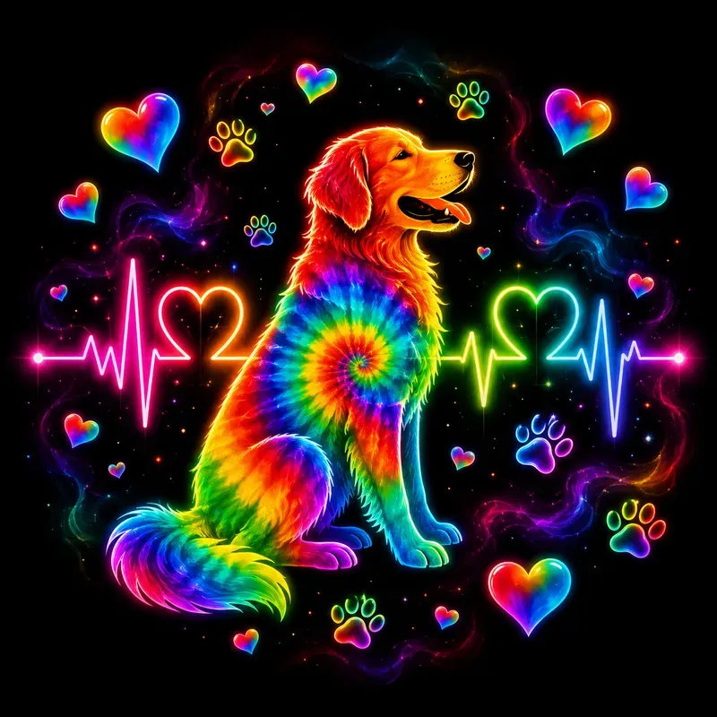Rainbow Paw Heartbeats