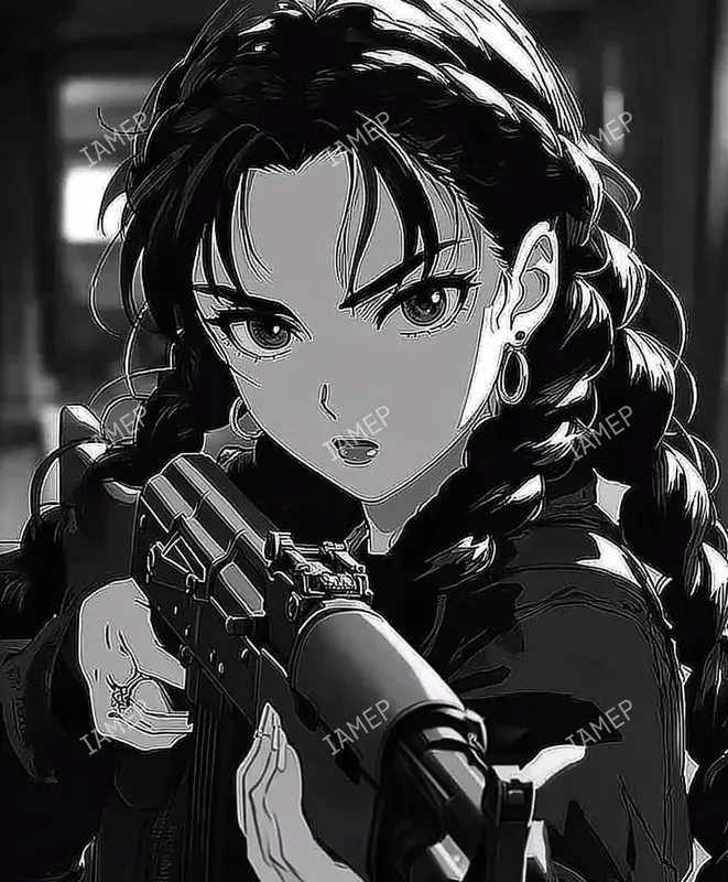 Noir Anime Character Scenes