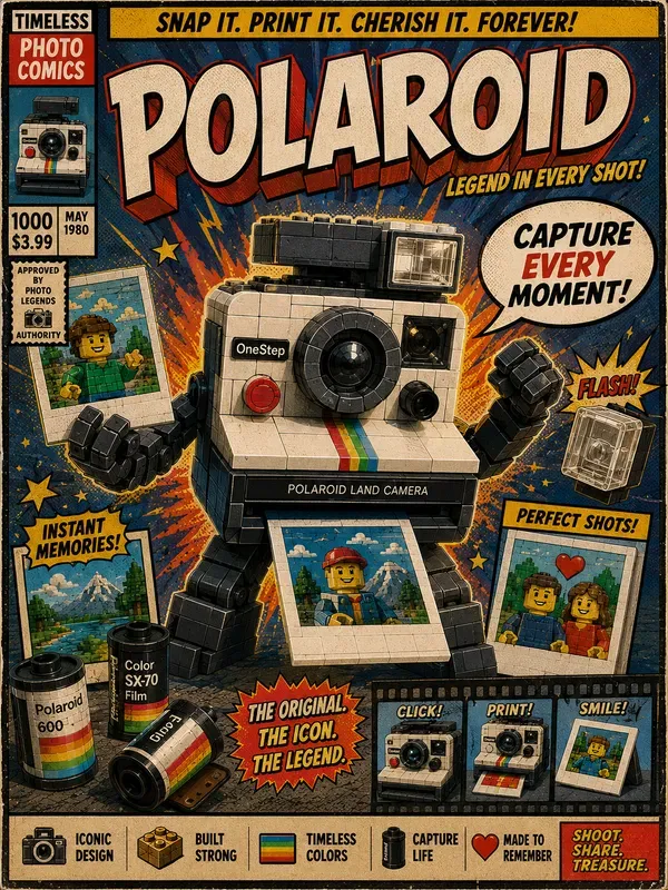 Lego Comic Book Collectible Posters