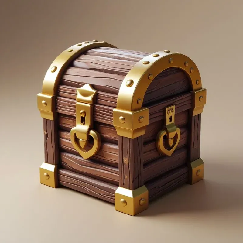 Stylized 3D Wooden Game Assets