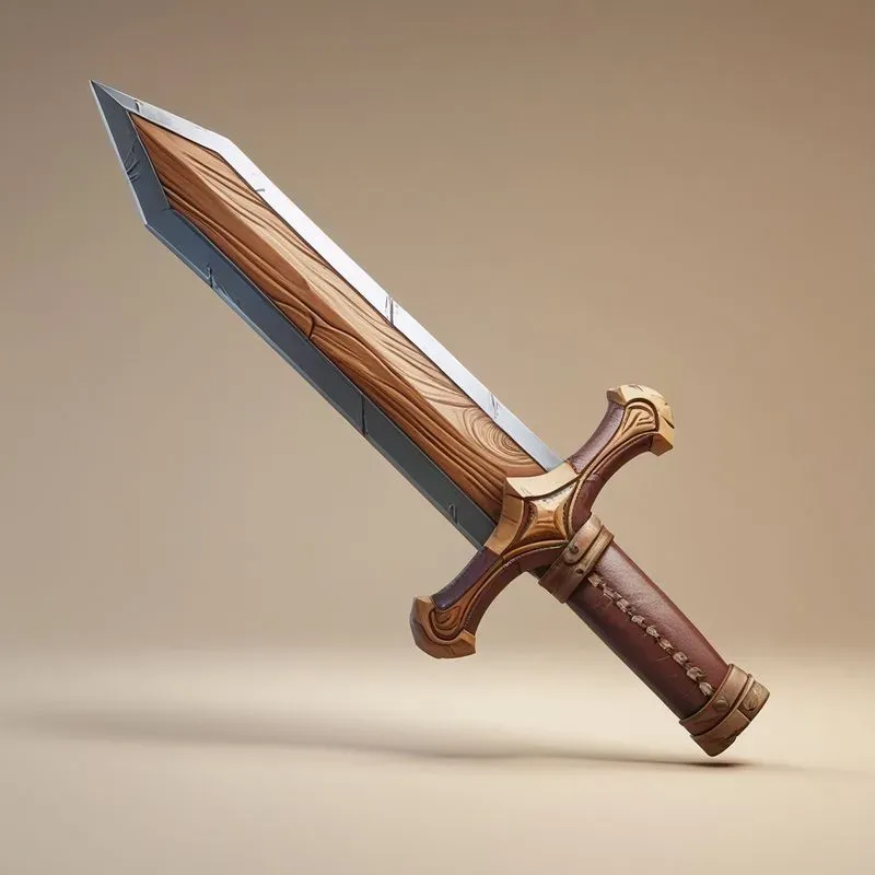 Stylized 3D Wooden Game Assets