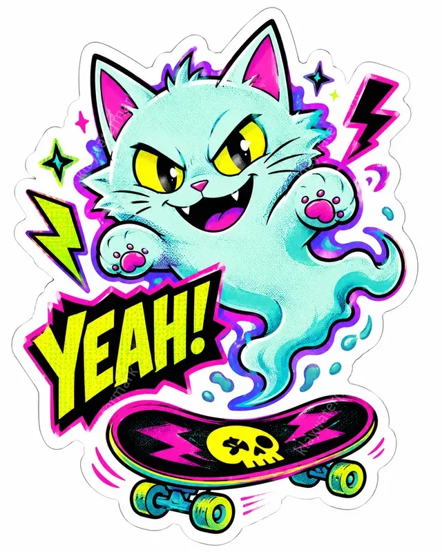 Funny Weird Sticker Art