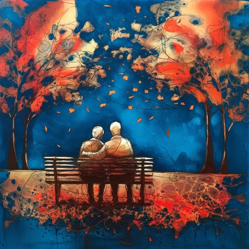 Minimalist Alcohol Ink Art