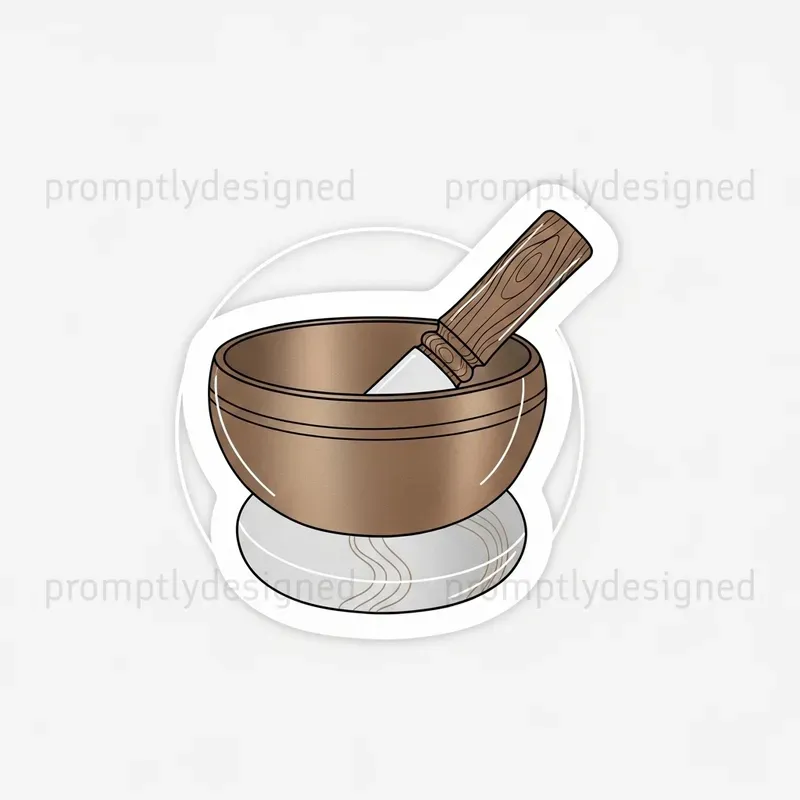 Serene Yoga Mindfulness Stickers