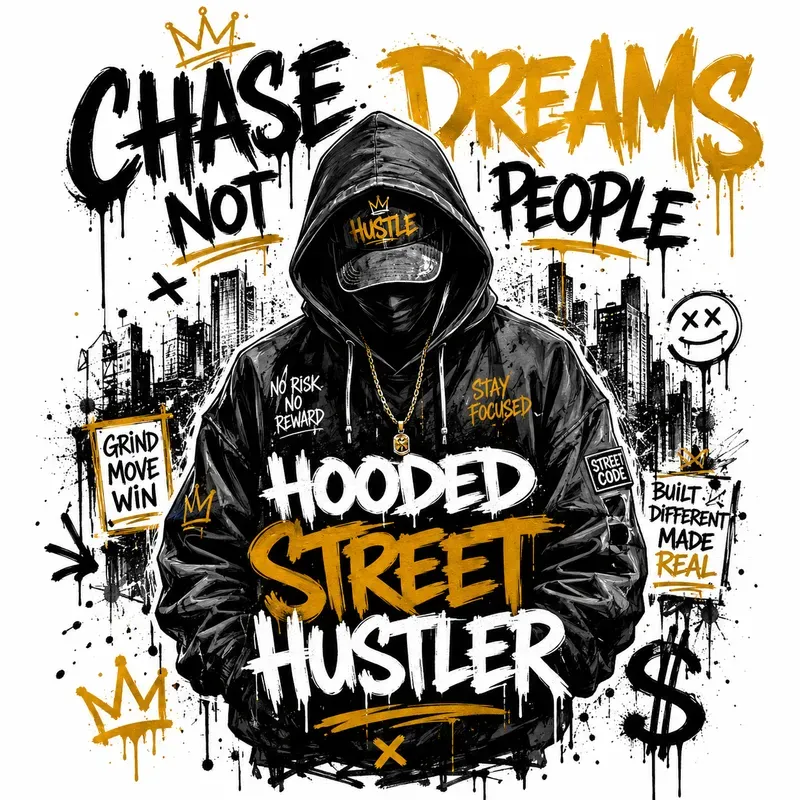 Urban Graffiti Motivation Tshirt Designs