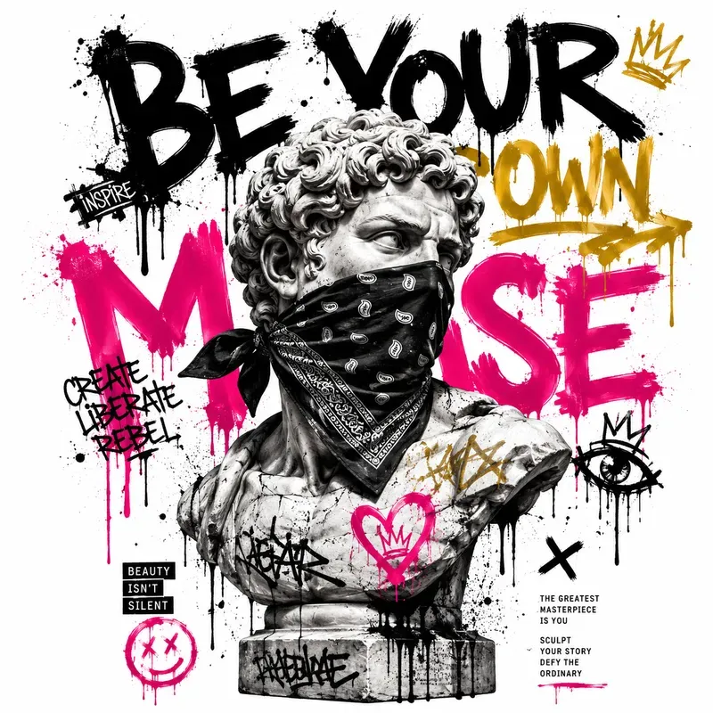 Urban Graffiti Motivation Tshirt Designs