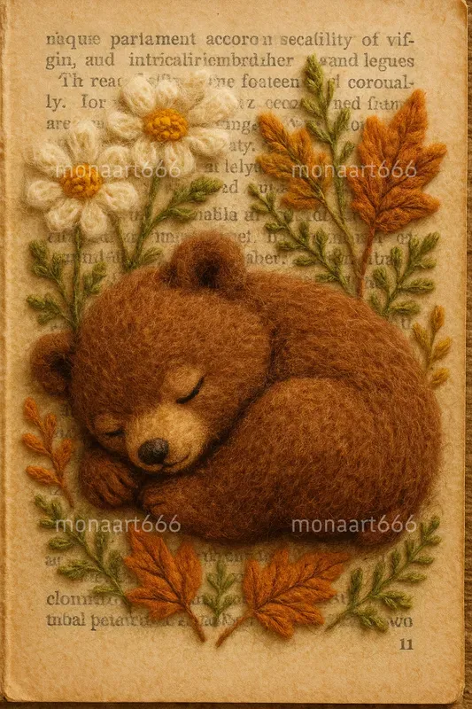 Vintage Felt Paper Tales