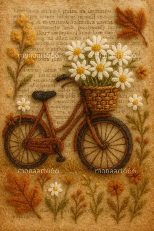 Vintage Felt Paper Tales
