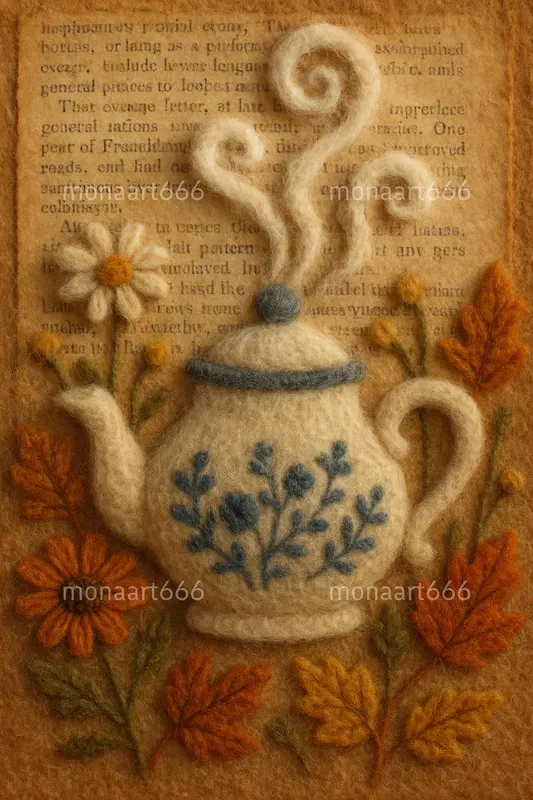 Vintage Felt Paper Tales
