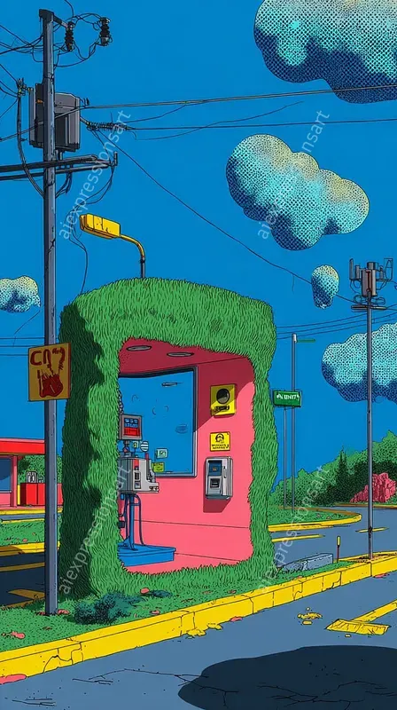 80s Psychedelic Scifi Comic Panels