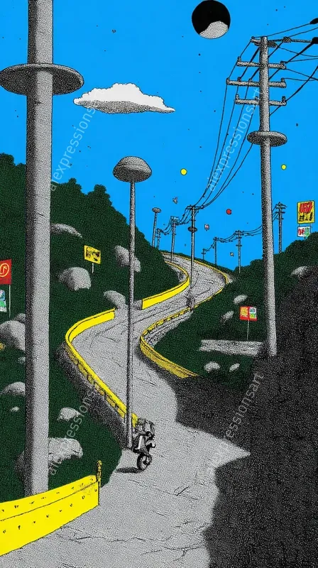 80s Psychedelic Scifi Comic Panels