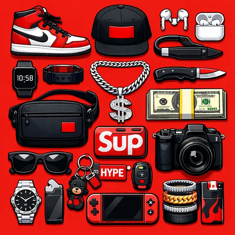 Luxury Everyday Carry Flat Lays