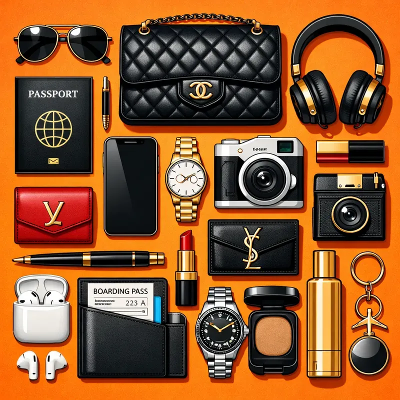 Luxury Everyday Carry Flat Lays