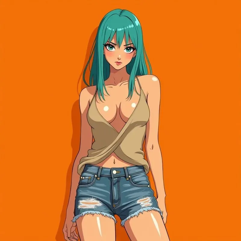 Stylish Anime Girls Cartoon Beauty Girls