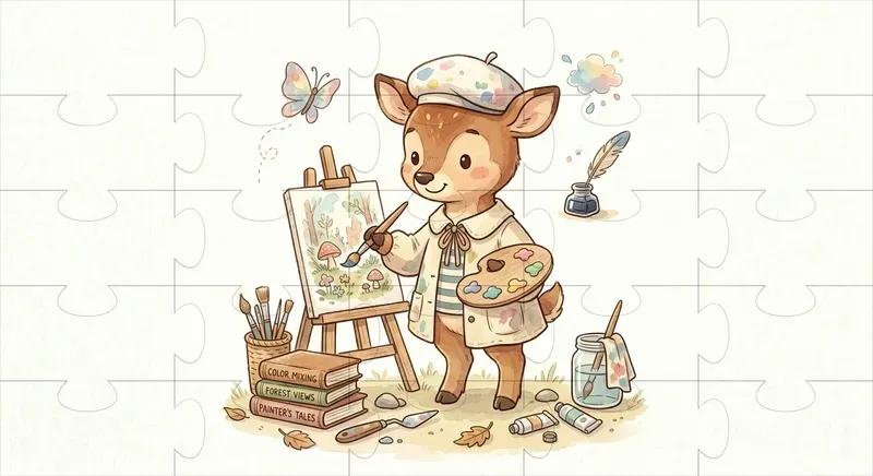 Cute Animal Profession Illustrations