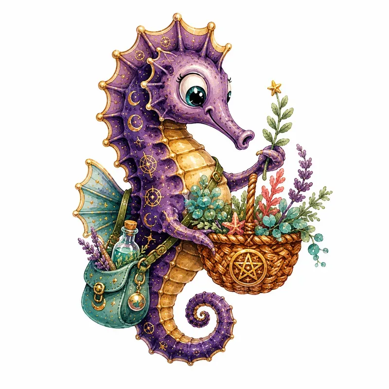 Underwater Alchemy Watercolor Cliparts