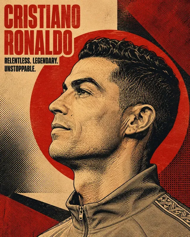 Vintage Halftone Bold Poster Portraits