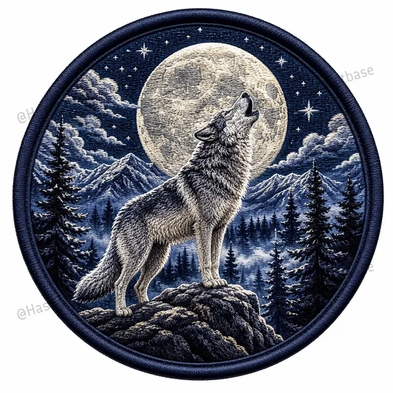 Embroidery Style Circle Tshirt Designs