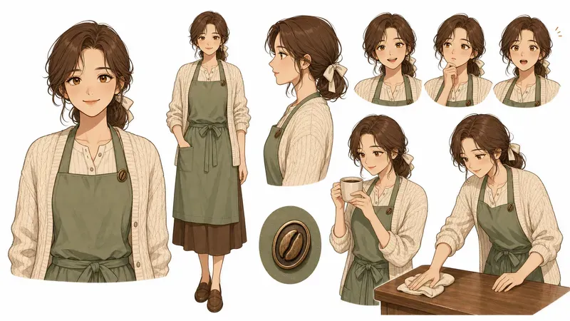 Consistent Webtoon Character Sheets