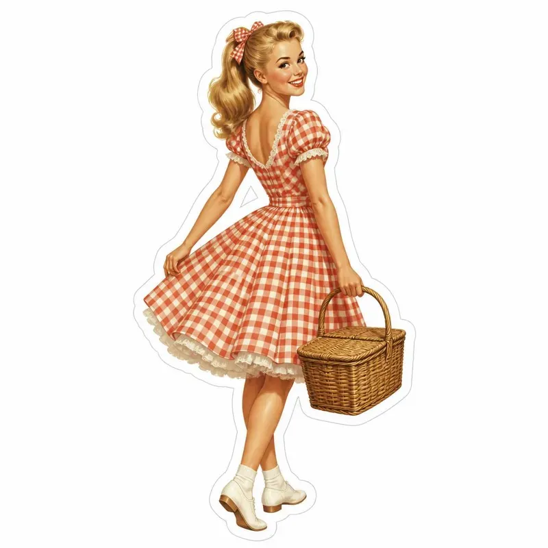 Retro Ladies Fussy Cut Etsy Ephemera