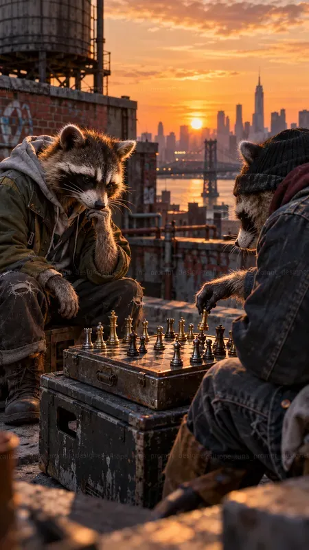 Hyperrealistic Animal Chess