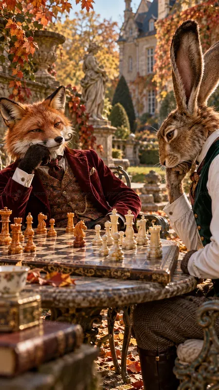 Hyperrealistic Animal Chess