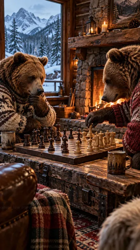 Hyperrealistic Animal Chess