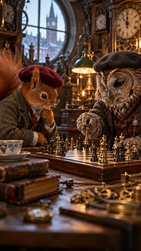 Hyperrealistic Animal Chess