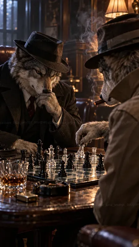 Hyperrealistic Animal Chess
