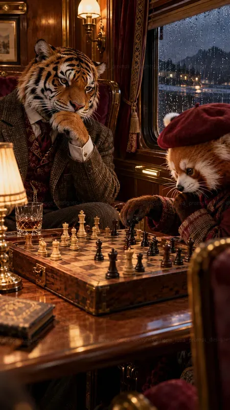 Hyperrealistic Animal Chess