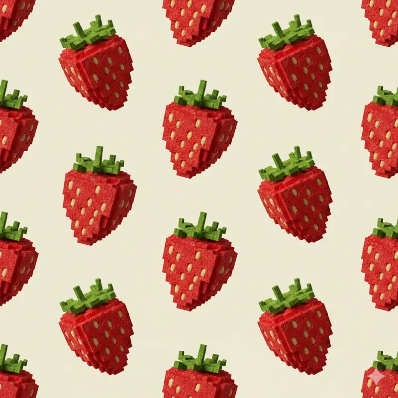 Tactile Voxel Seamless Patterns