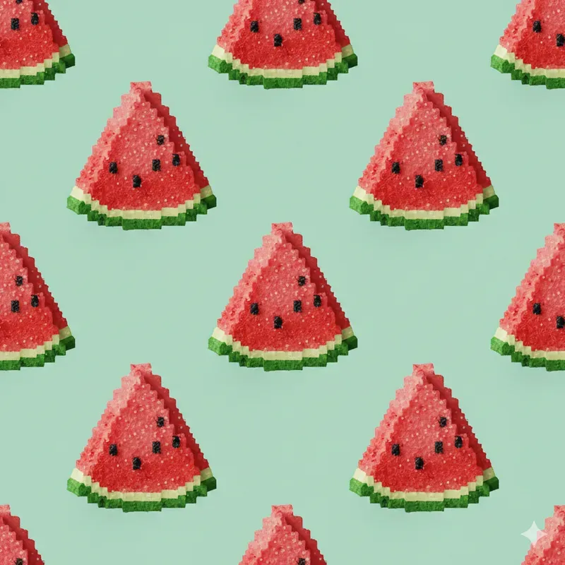 Tactile Voxel Seamless Patterns