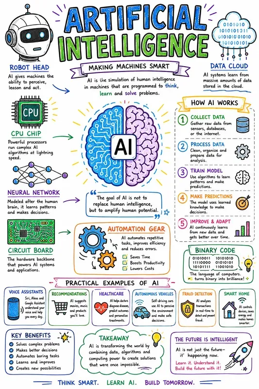 Cute Whiteboard Learning Posters