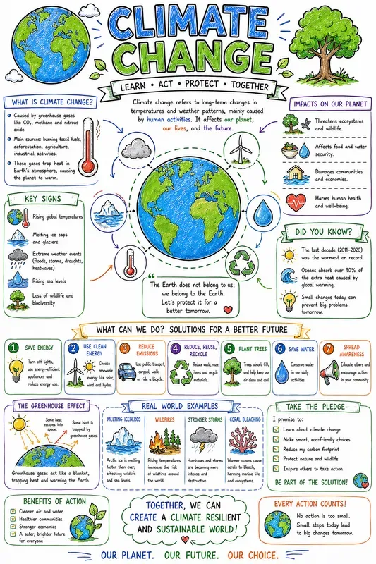Cute Whiteboard Learning Posters