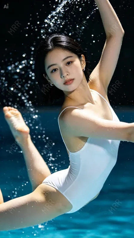 Dramatic Water Leap Portraits