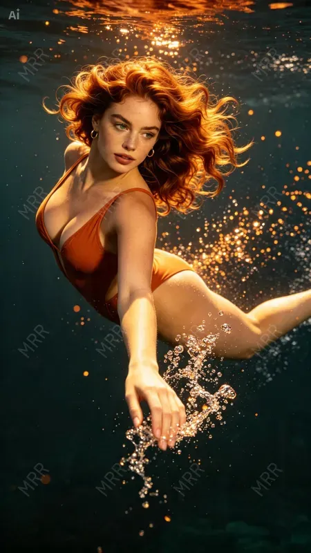 Dramatic Water Leap Portraits