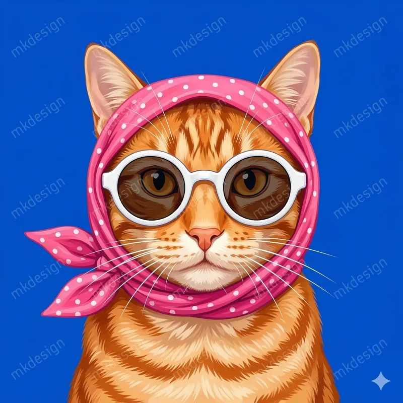 Vibrant Retro Animal Icon Creators