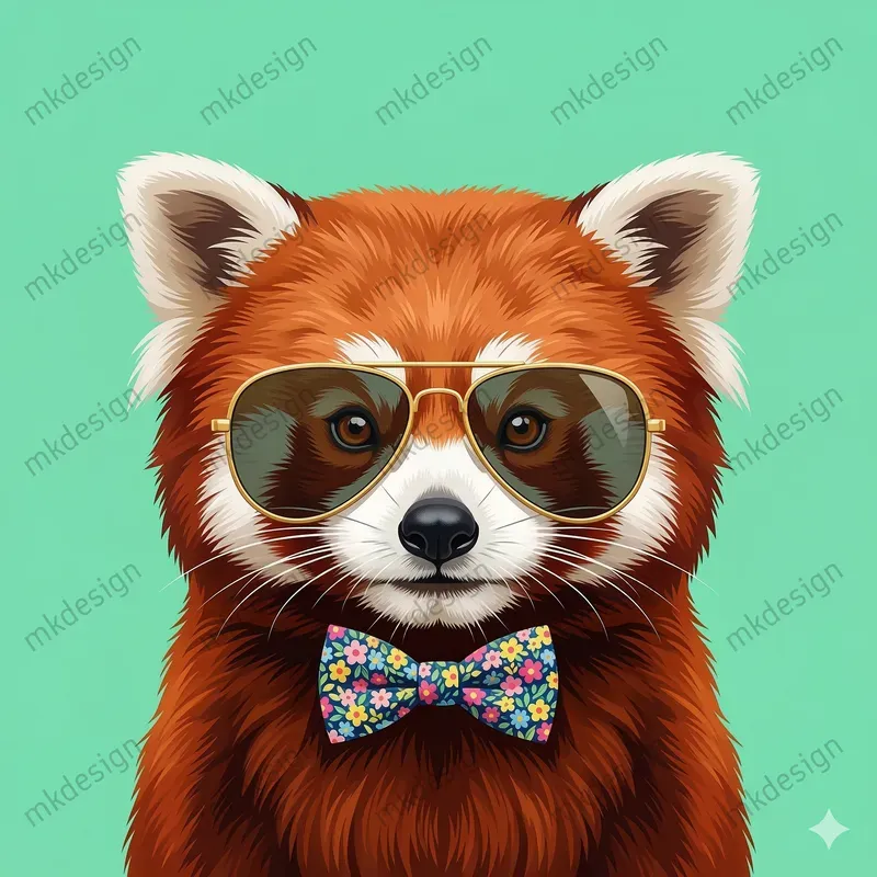 Vibrant Retro Animal Icon Creators