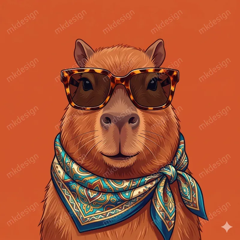 Vibrant Retro Animal Icon Creators